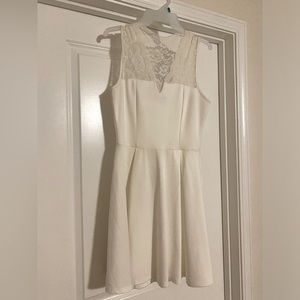 White Lacey dress, Charlotte Russe, Large, Bridal shower dress, women’s